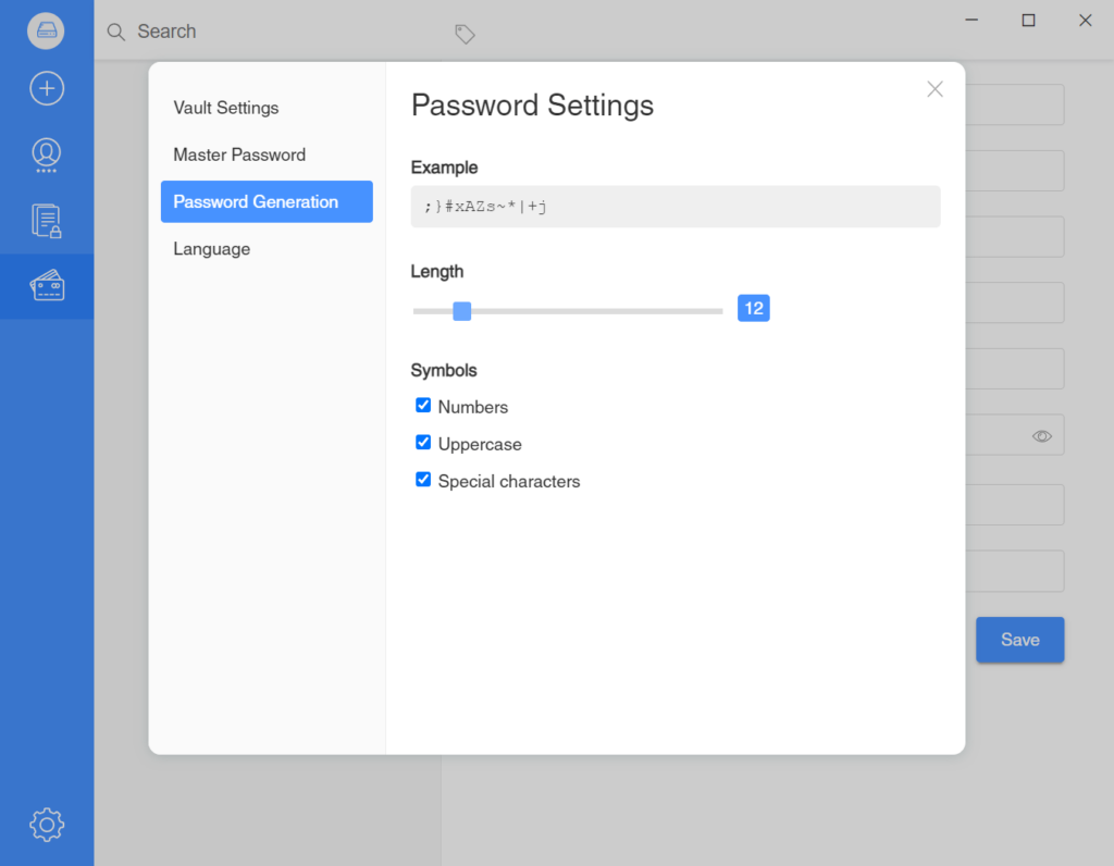 Swifty Password generator