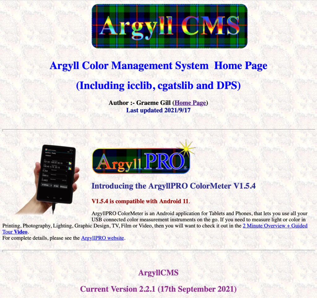 Argyll CMS Description