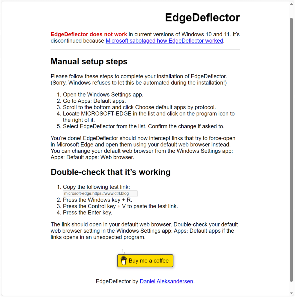 EdgeDeflector Installation instructions