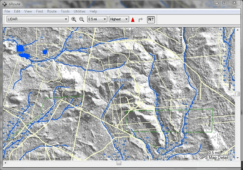 Garmin nRoute Route planning