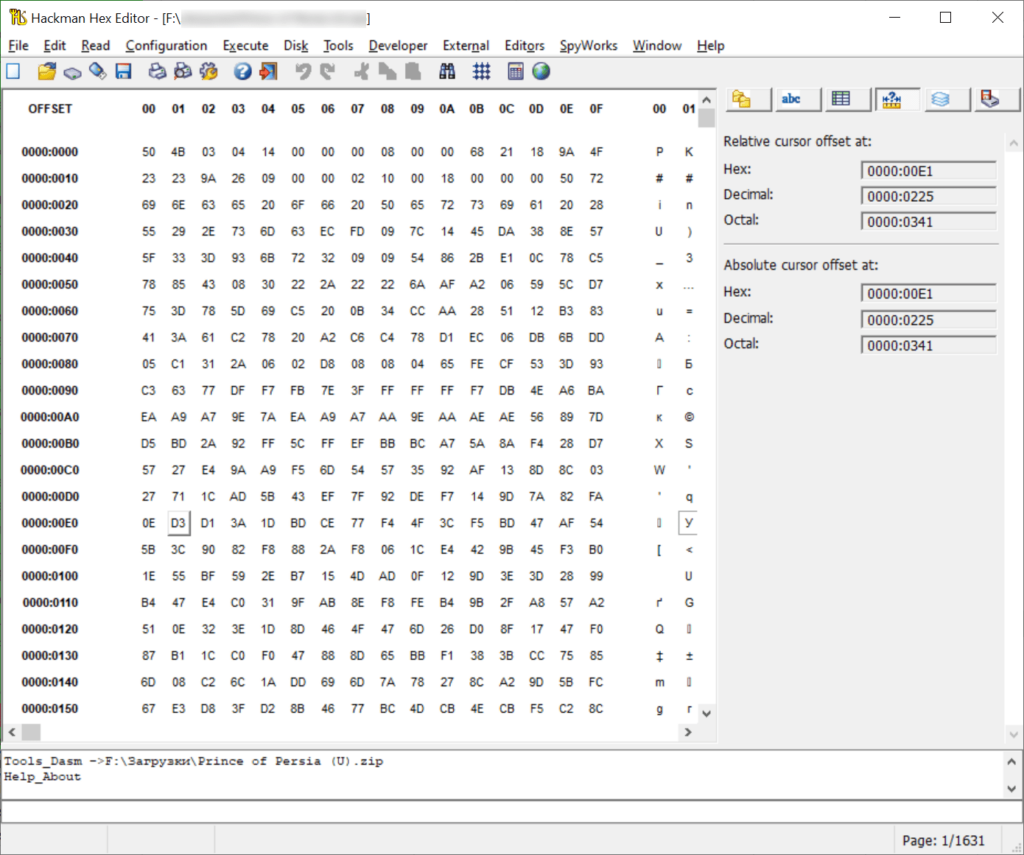 Hackman Suite Hex editor