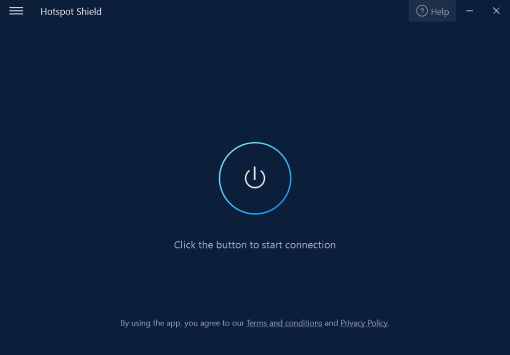 Hotspot Shield Secure connection