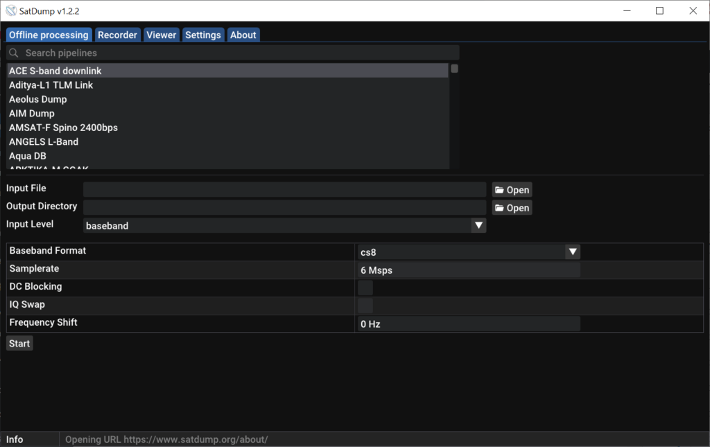 SatDump Offline processing