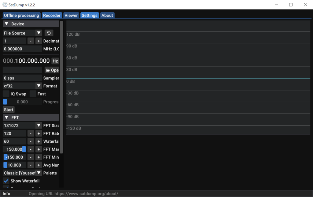 SatDump Signal recorder