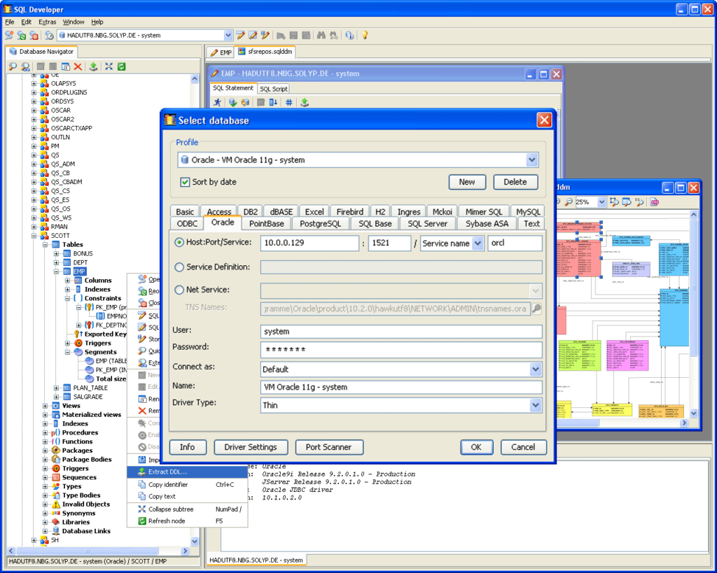 SQL Developer Profile configuration