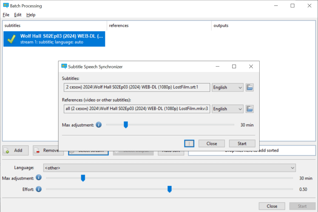 SubSync Reference file