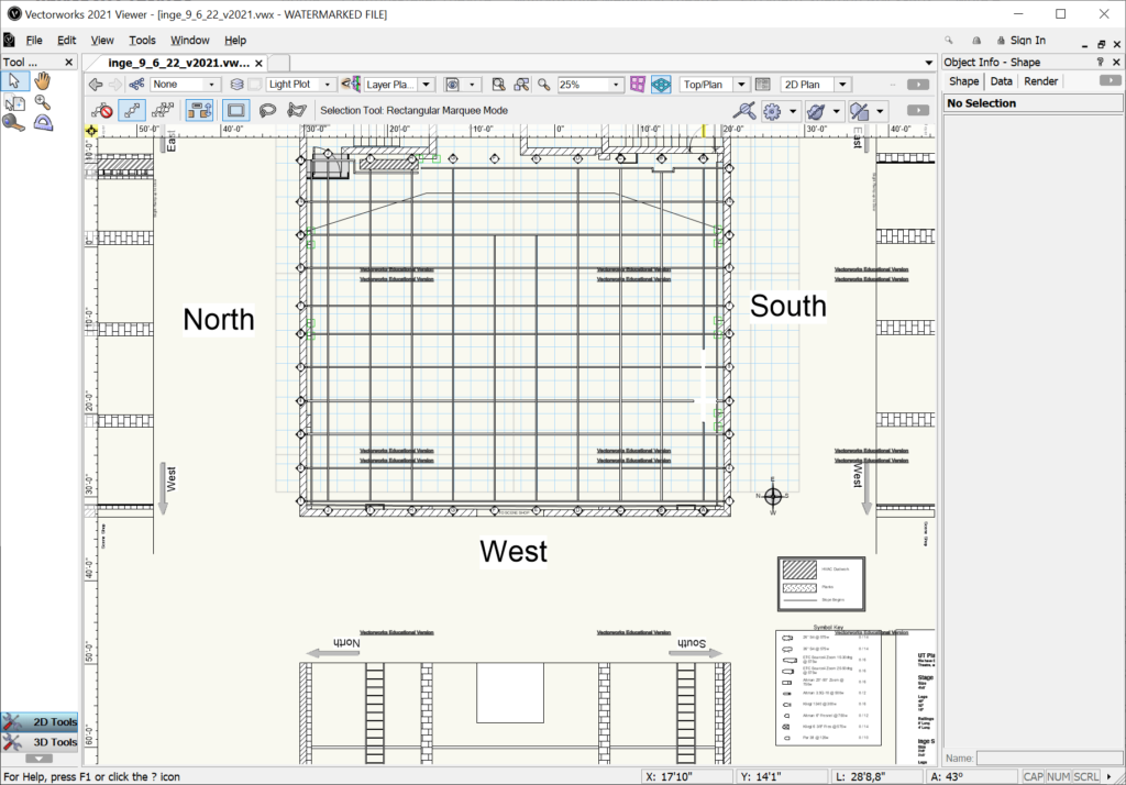 Vectorworks Viewer Imported graphics